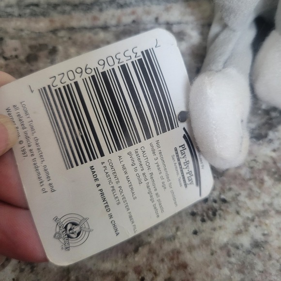 1997 Bugs Bunny Beanie Plush - Has Tags - 8 Inch - Picture 3 of 7